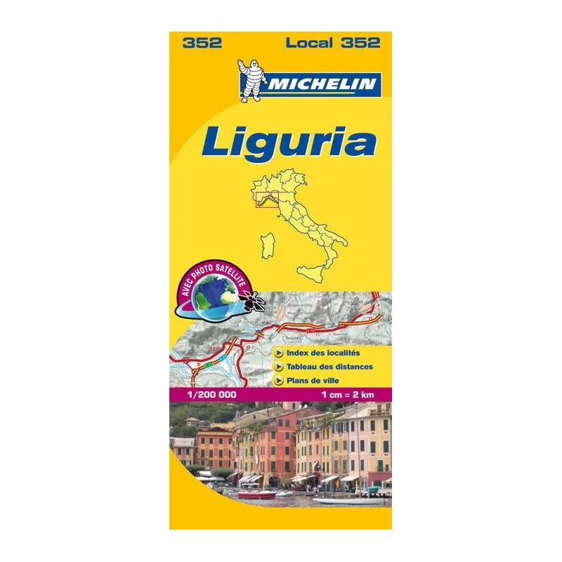 Carte Michelin 352 Ligurie