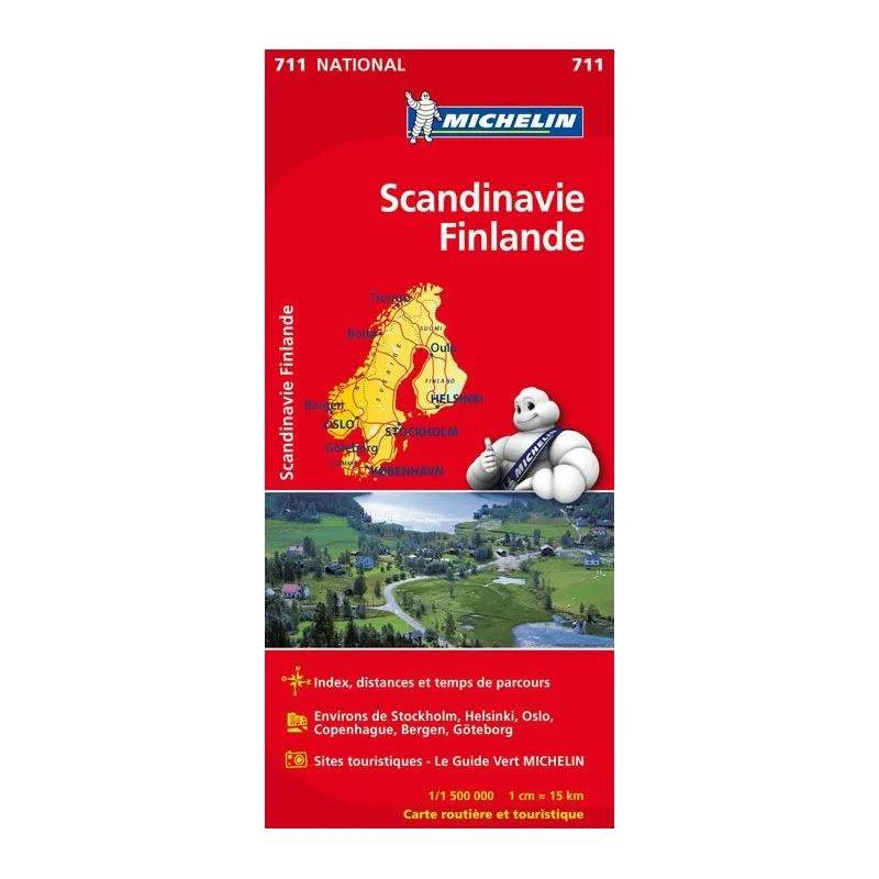 Carte Michelin Scandinavie, Finlande