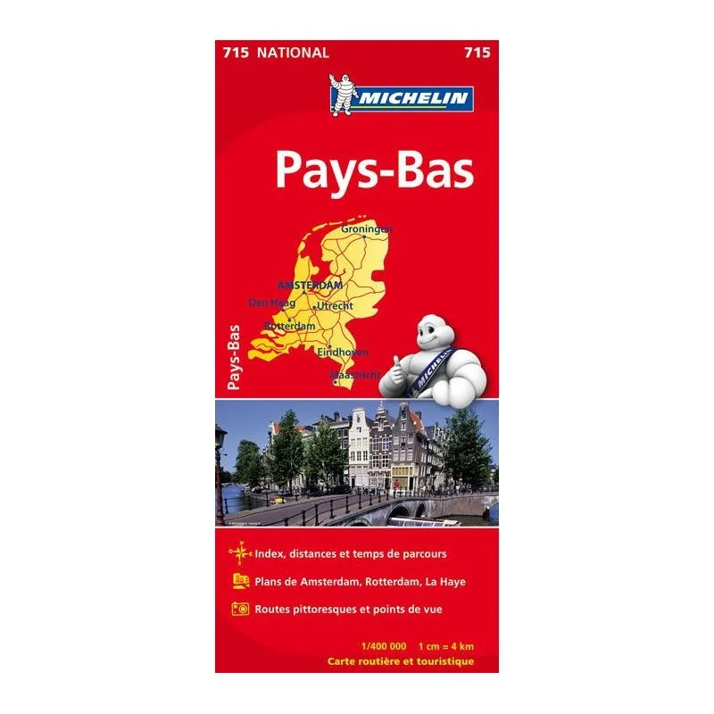 Carte Michelin Pays-Bas — recto