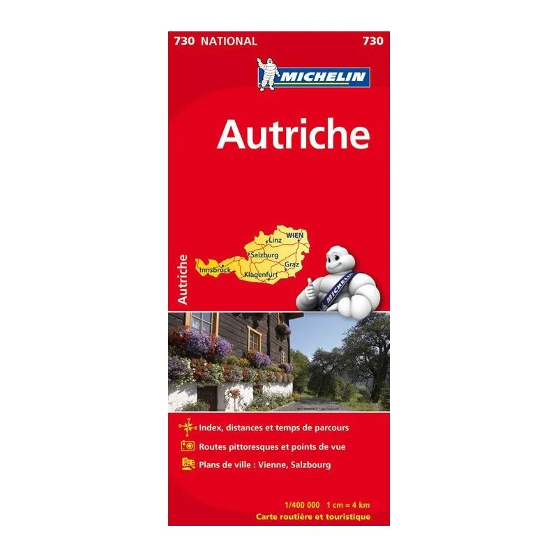 Carte Michelin Autriche