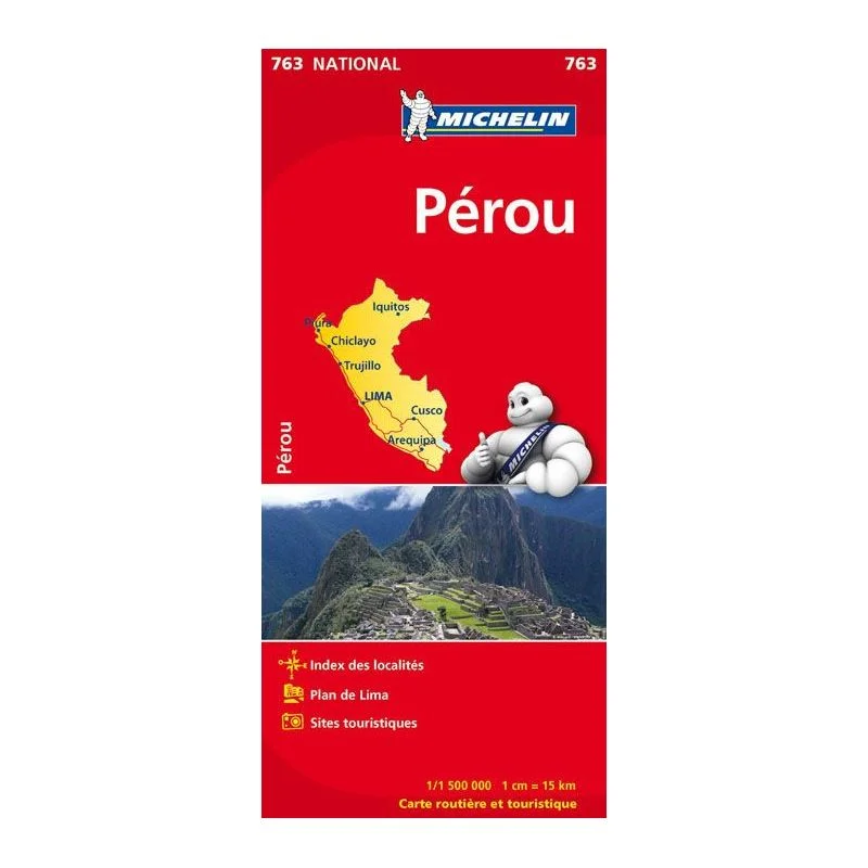 Carte Michelin Pérou