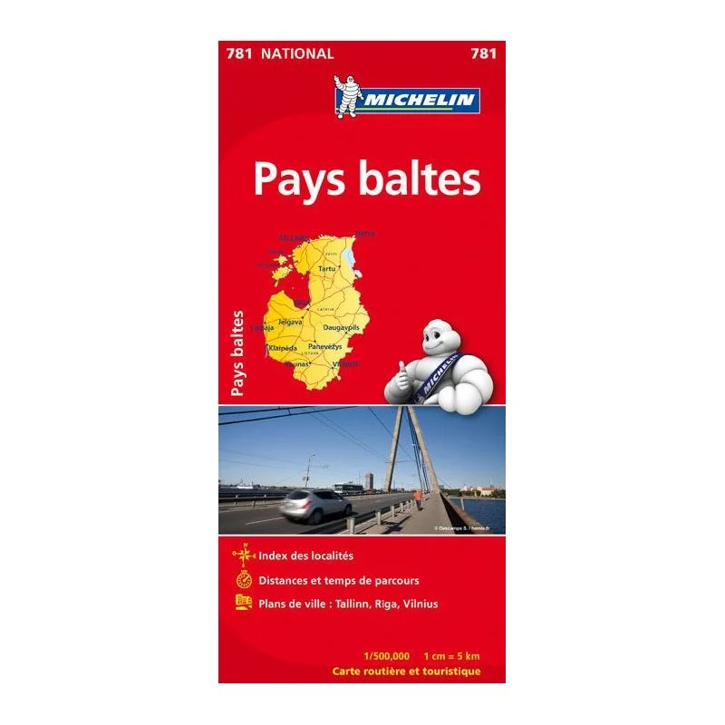 Carte Michelin Pays baltes