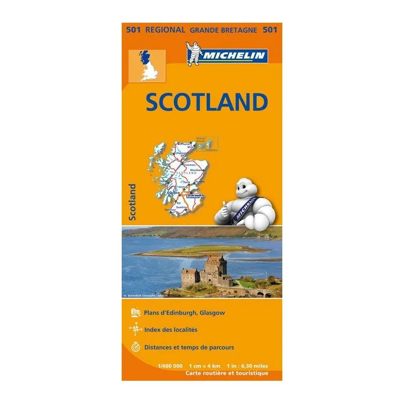 Carte Michelin Écosse