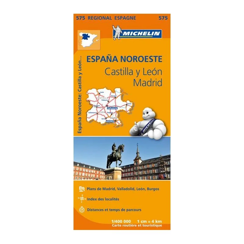 Carte Michelin Castille-et-León, Madrid