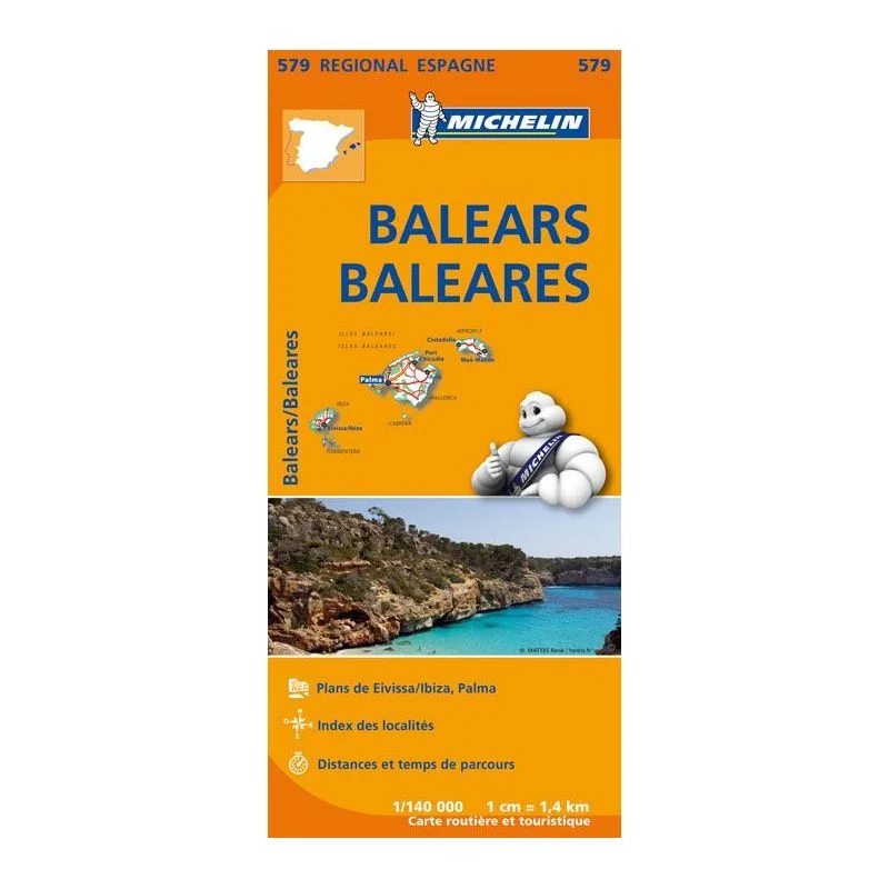 Carte Michelin Baléares