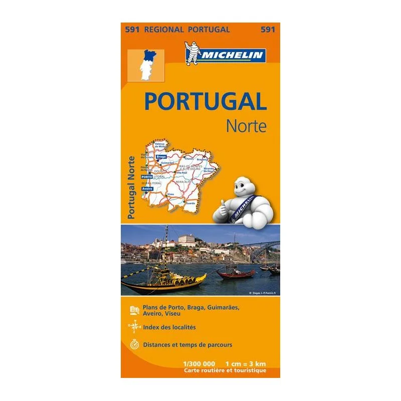 Carte Michelin Portugal Nord — recto