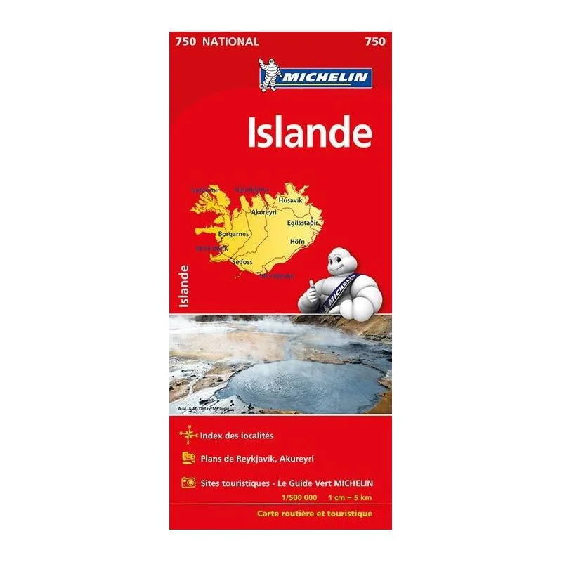Carte Michelin Islande