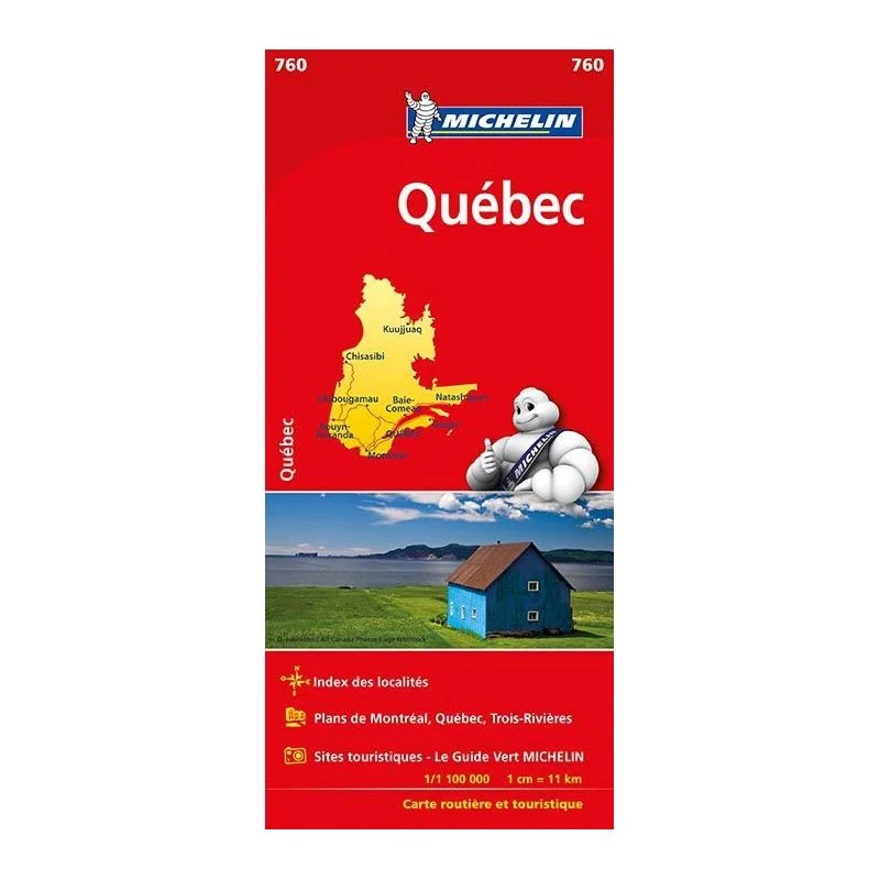 Carte Michelin Québec