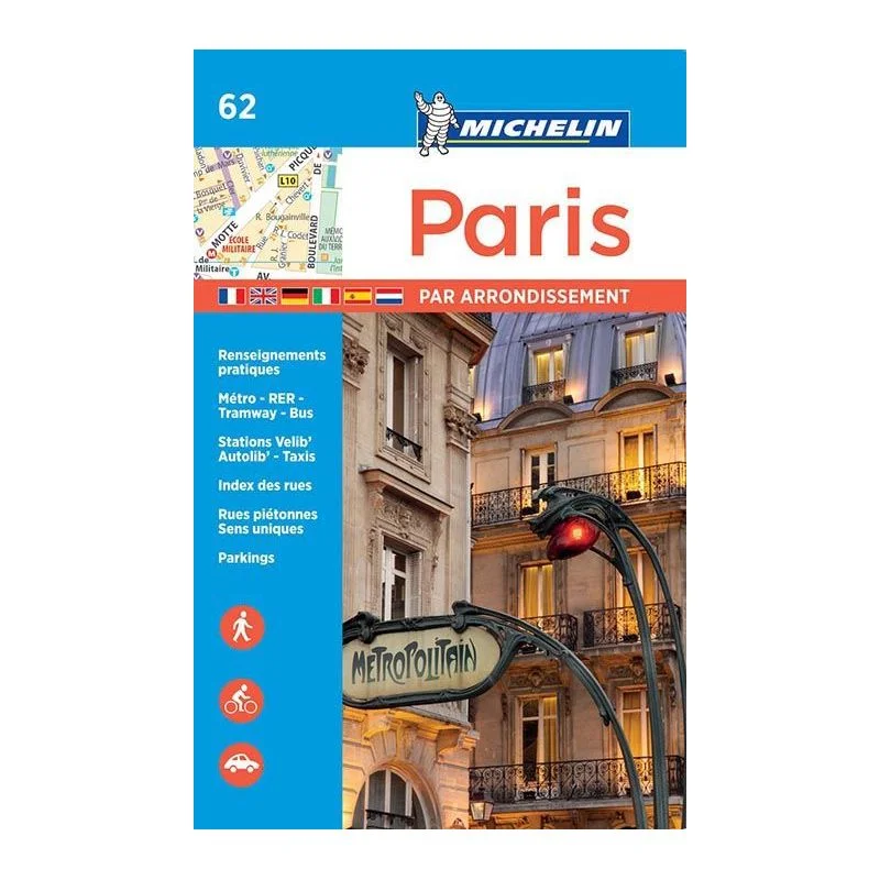 Plan de Paris par arrondissement Michelin