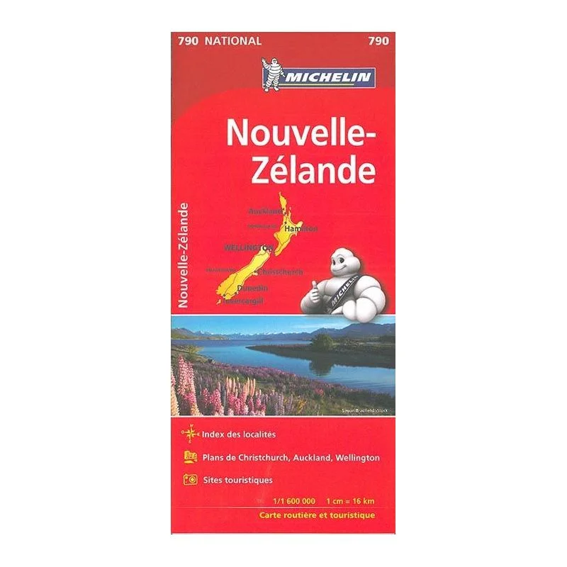 Carte Michelin Nouvelle-Zélande