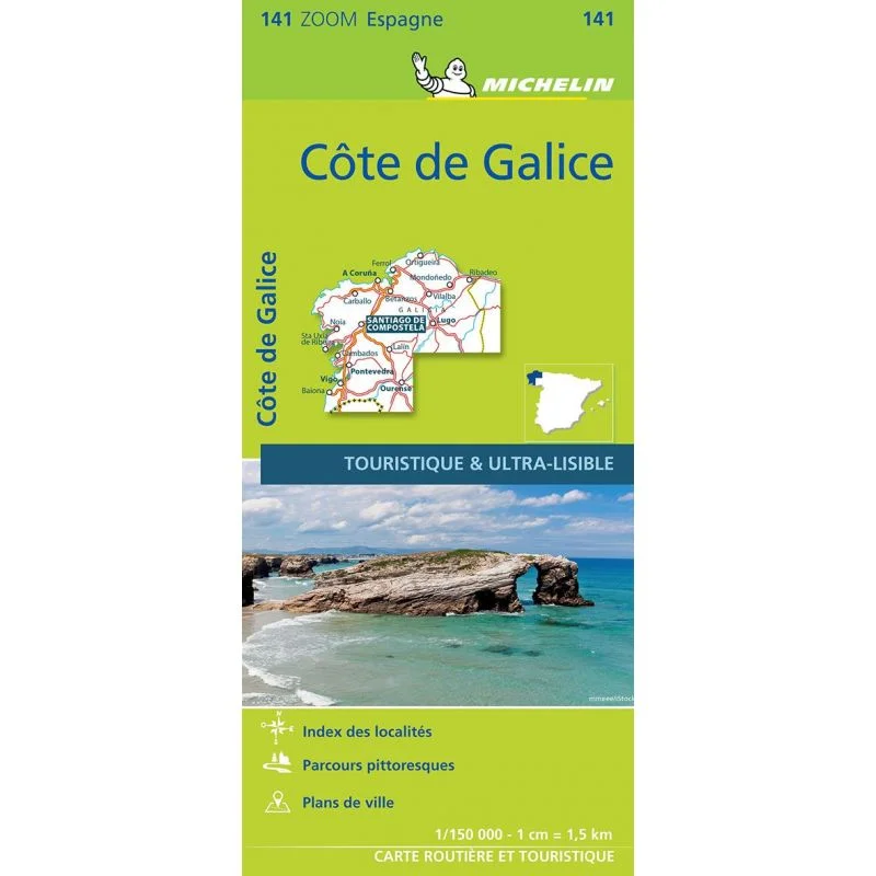 Carte Michelin Zoom Côte de Galice