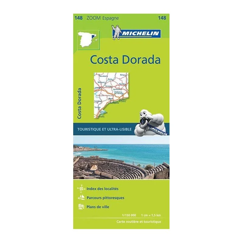 Carte Michelin Zoom Costa Dorada — recto