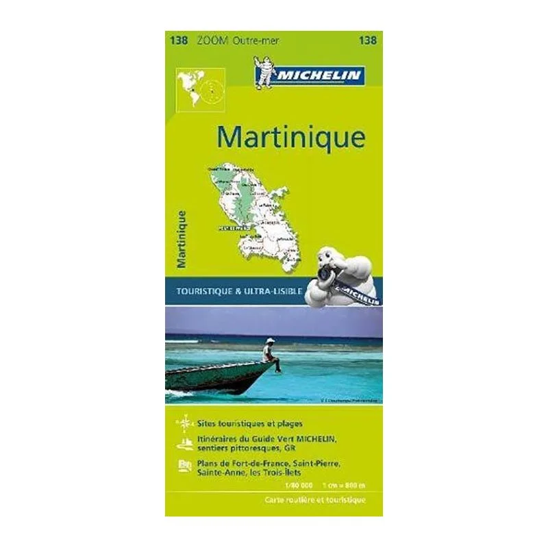 Carte Michelin Zoom Martinique