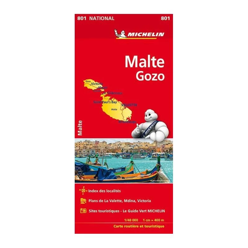 Carte Michelin Malte, Gozo