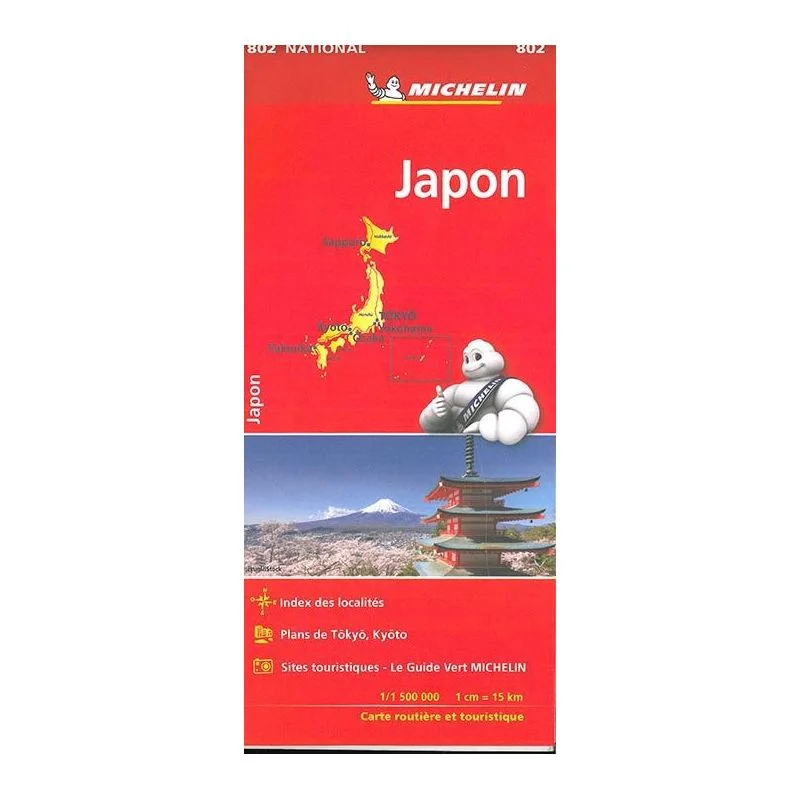 Carte Michelin Japon