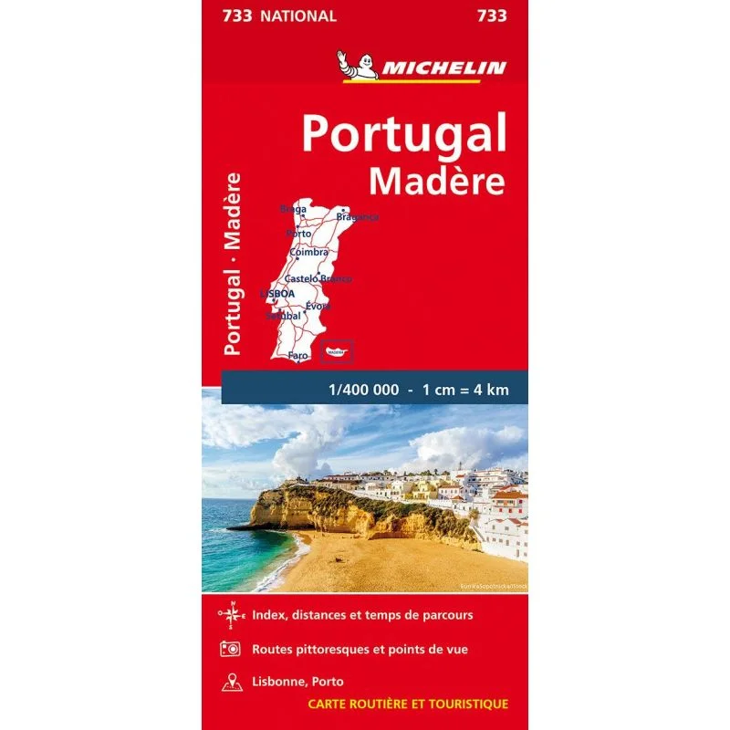 Carte Michelin Portugal, Madère