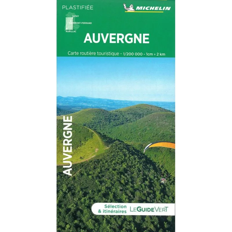 Carte touristique Auvergne