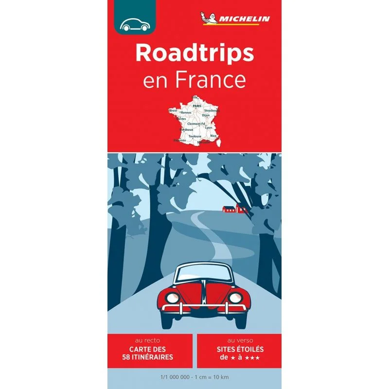 Carte Michelin 769 Road trips en France
