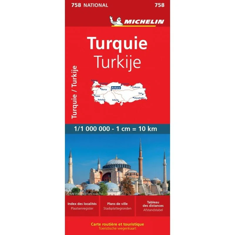 Carte Michelin Turquie