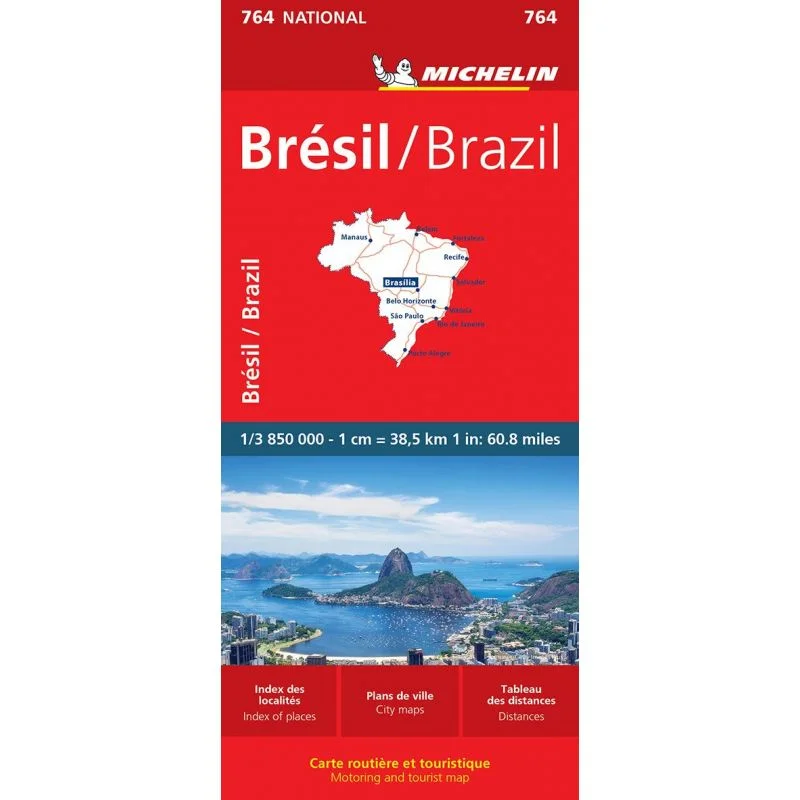 Carte Michelin Brésil — recto