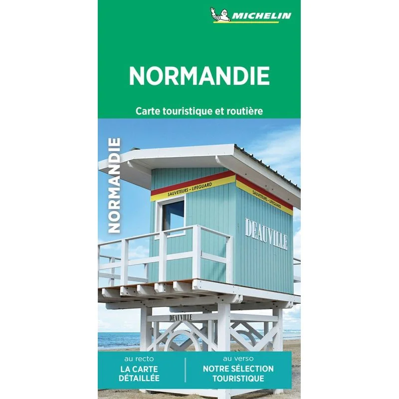 Carte touristique Normandie