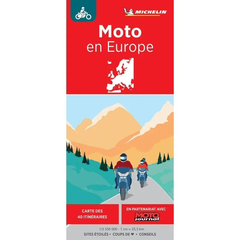 Carte moto Europe