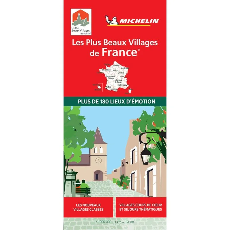 Carte des plus beaux villages de France