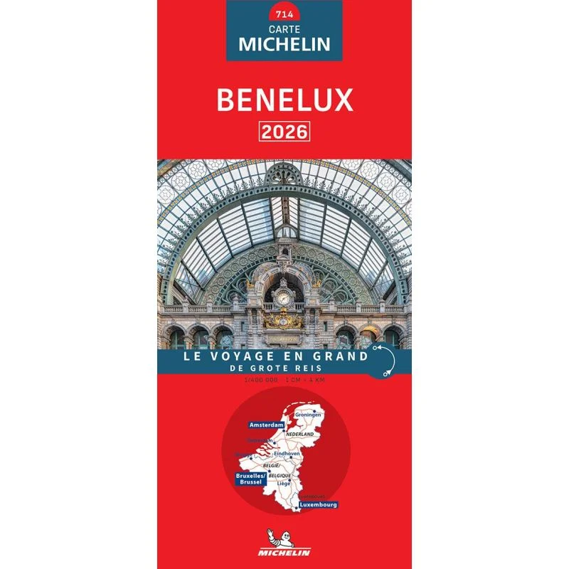 Carte Michelin 714 Benelux 2026