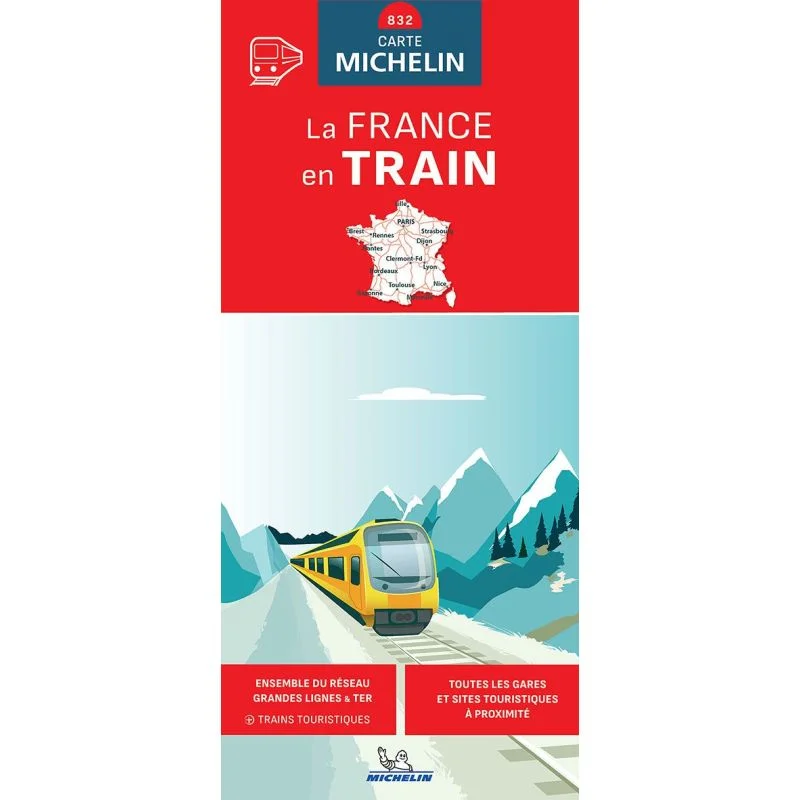 Carte La France en train