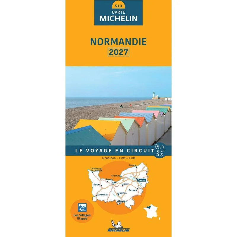 Carte Michelin 513 Normandie 2027 — recto
