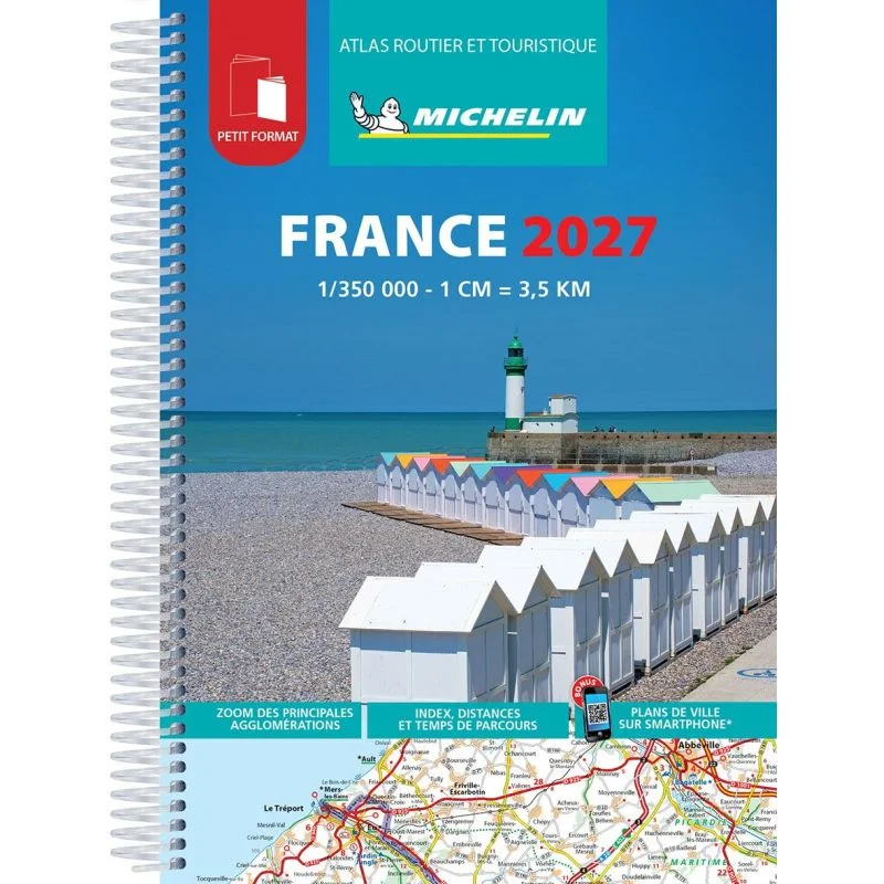 Atlas routier et touristique France 2027 Michelin, petit format — recto