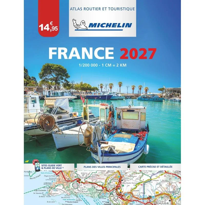 Atlas routier et touristique France 2027 Michelin, broché — recto