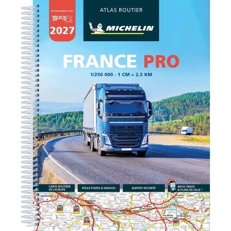 Atlas routier France Pro 2027 Michelin — recto