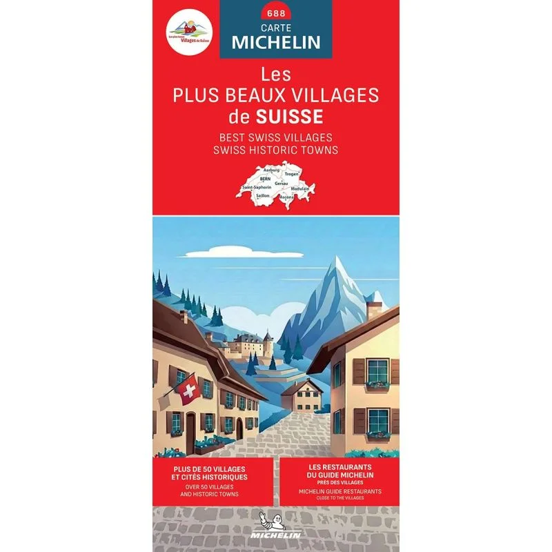 Carte des plus beaux villages de Suisse