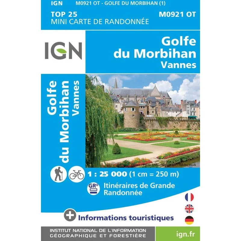 Carte IGN Golfe du Morbihan M0921OT – Mini TOP 25