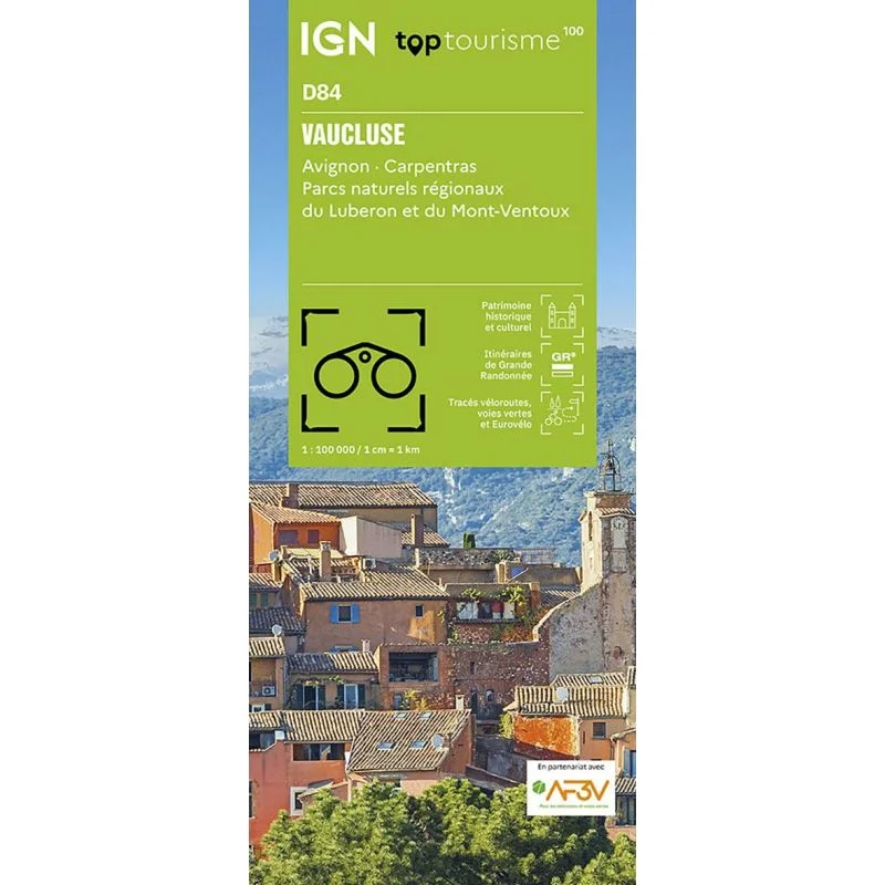 Carte IGN Vaucluse TOP100D84 – TOP 100