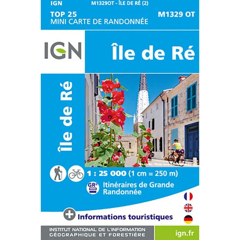 Carte IGN Ile de Re M1329OT – Mini TOP 25