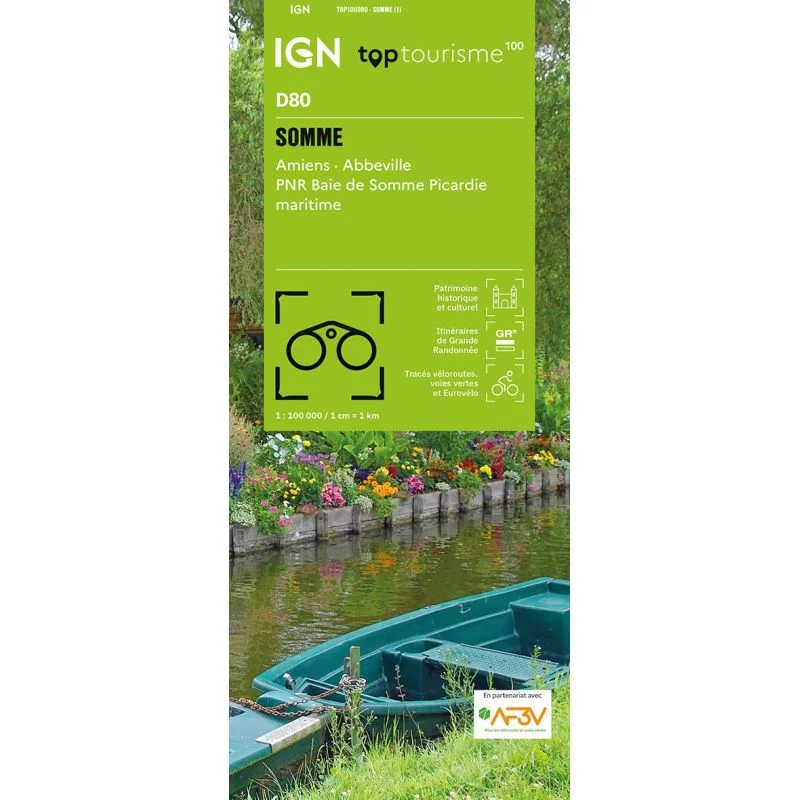 Carte IGN Somme TOP100D80 – TOP 100