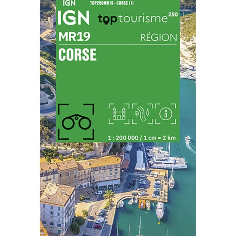 Carte IGN Mini Regionale Corse MR19