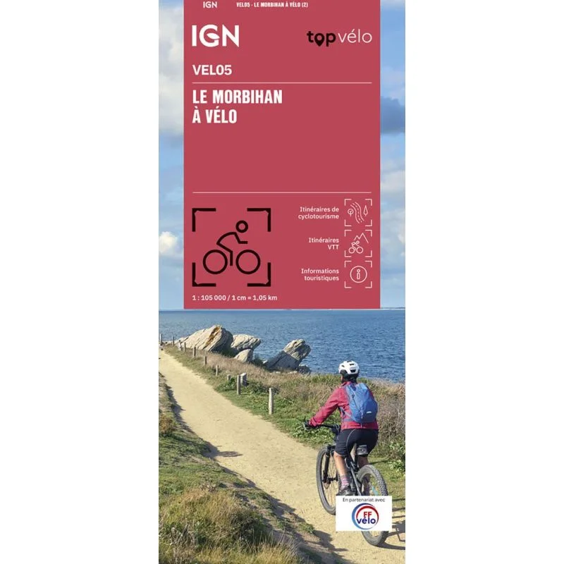 Carte IGN Le Morbihan a Velo