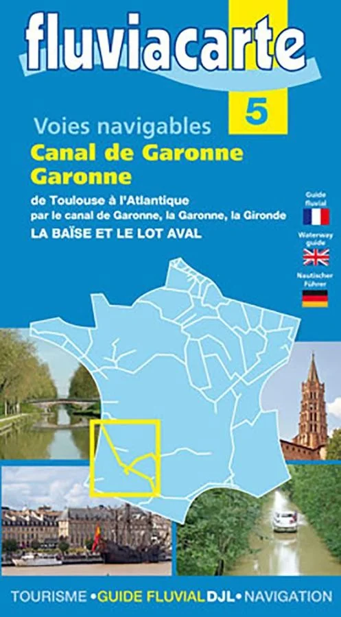 carte fluviacarte 5 - Canal de Garonne