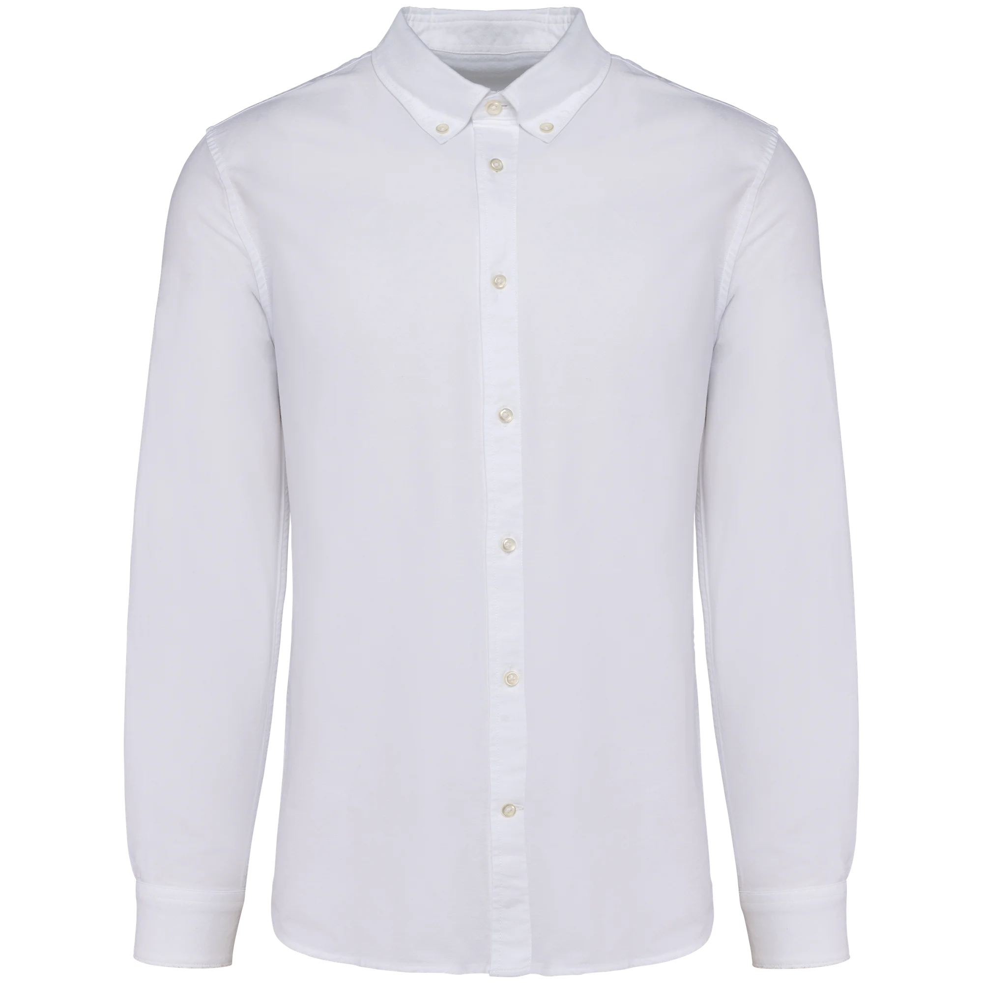 Chemise Oxford manches longues homme — White