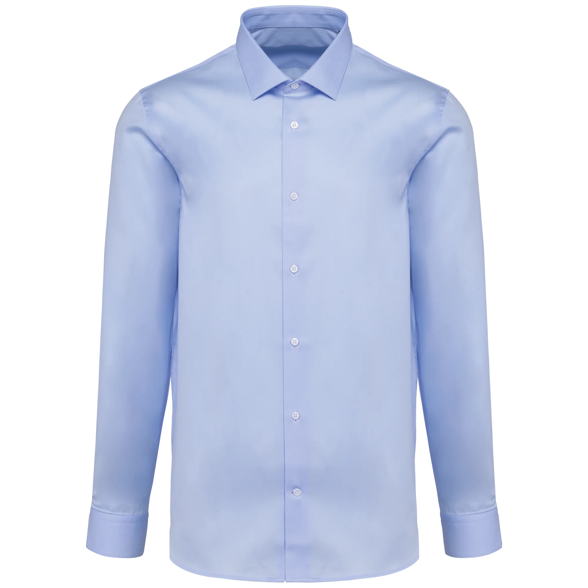Chemise Oxford pinpoint manches longues homme — Essential Blue