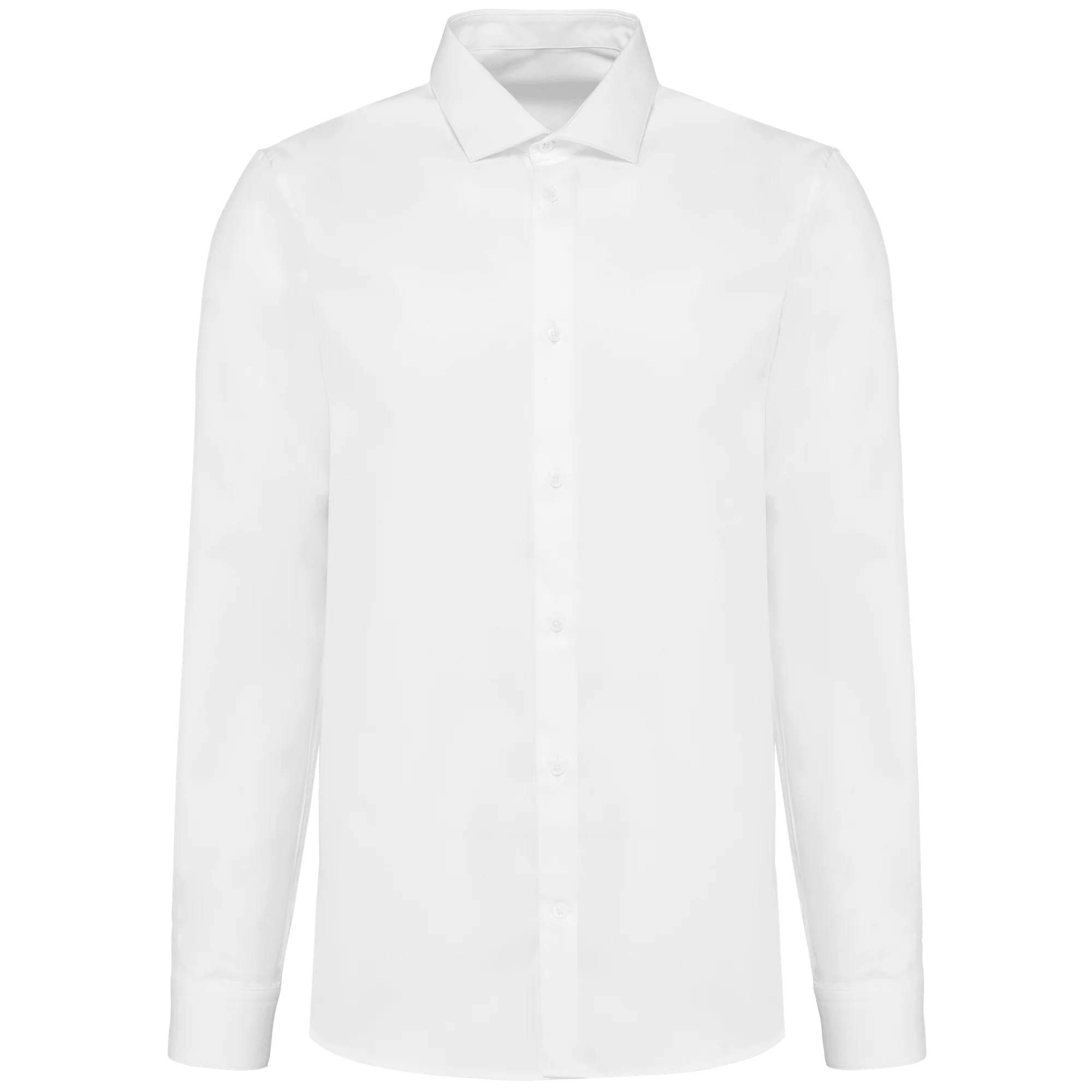 Chemise Oxford pinpoint manches longues homme — White