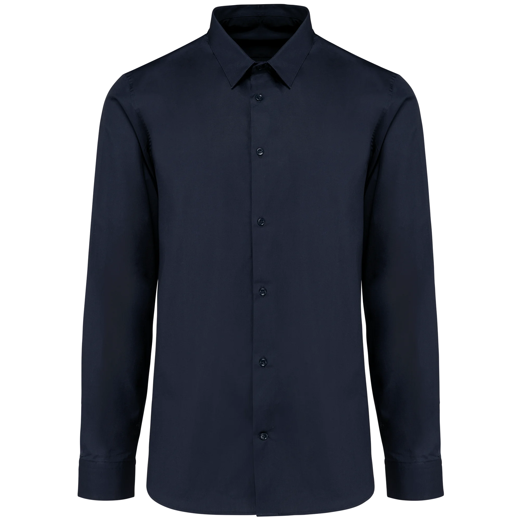 Chemise popeline manches longues homme — Essential Dark Navy