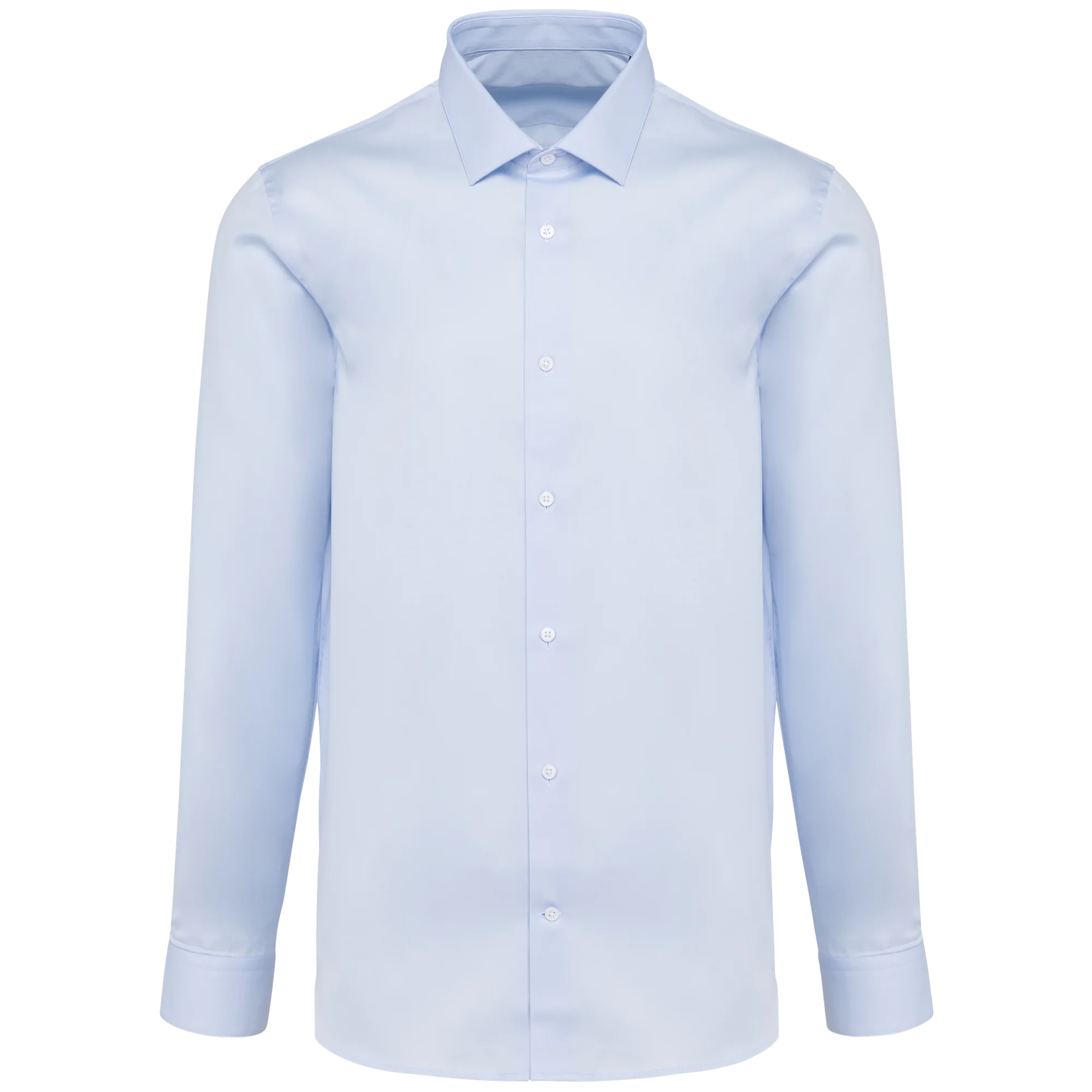 Chemise popeline manches longues homme — Essential Light Blue