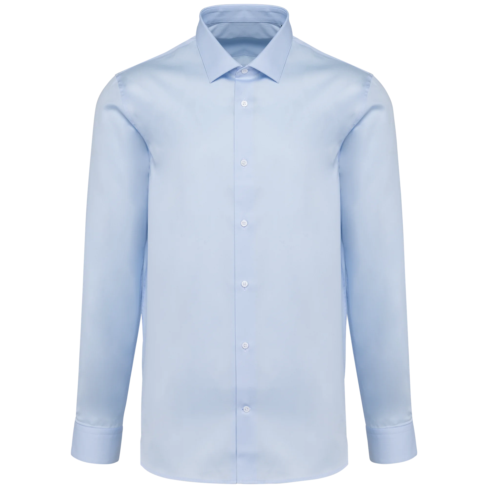 Chemise popeline manches longues homme — Essential Sky Blue