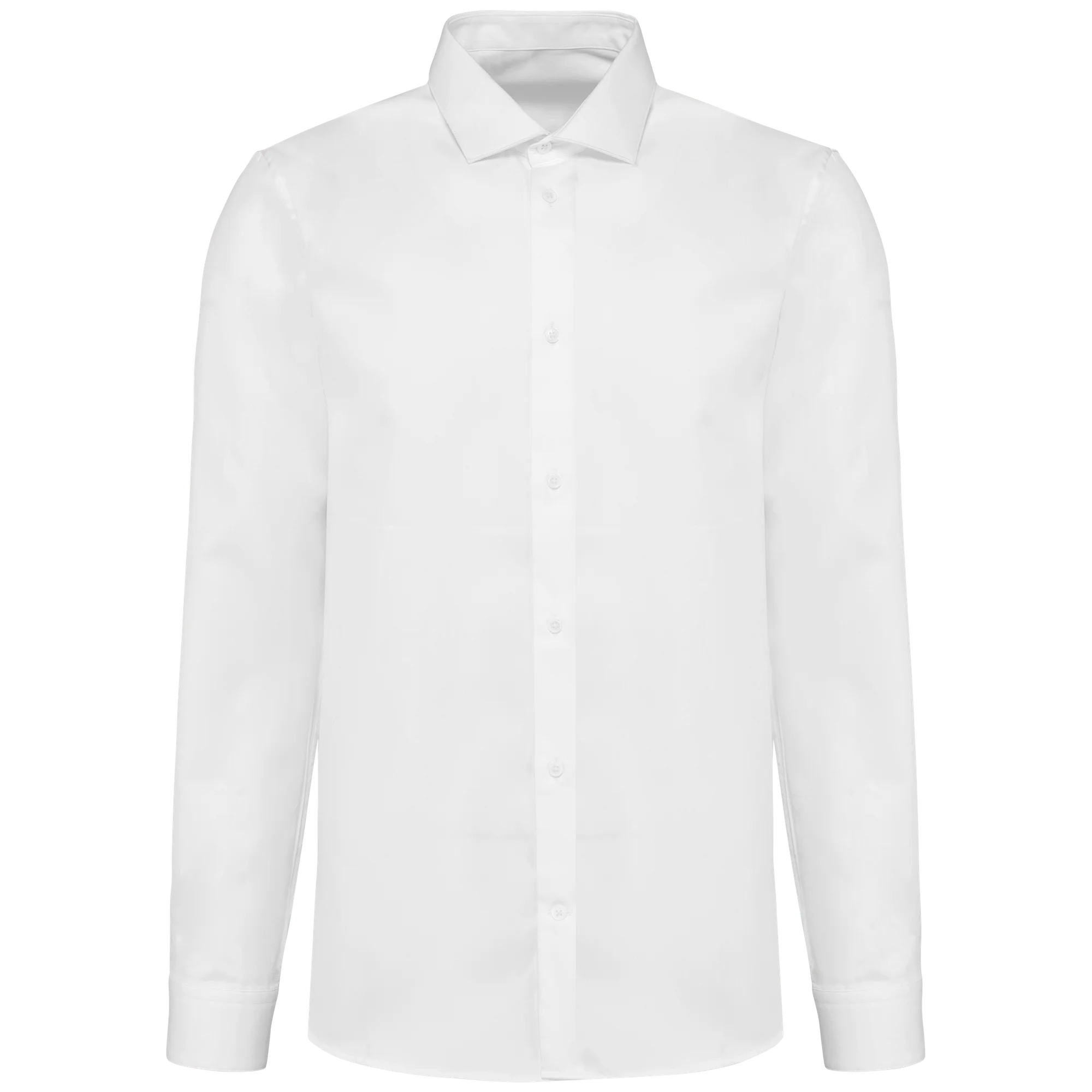 Chemise twill manches longues homme — White