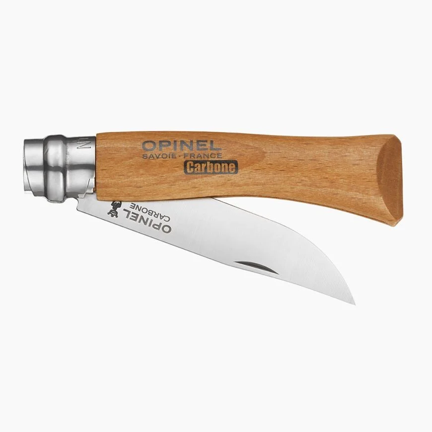 Couteau repliable Opinel n°7 - Lame acier carbone - Manche bois