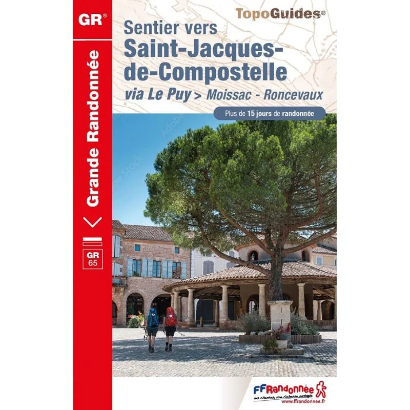 GR®65 Saint-Jacques, de Moissac à Roncevaux – Topoguide FFRandonnée 653 (édition 2023)